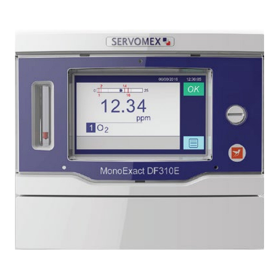 Spectris SERVOMEX MonoExact DF150E Quick Start Manual
