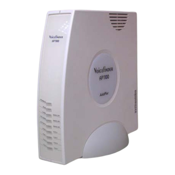 AddPac VoiceFinder AP1100 Installation Manual