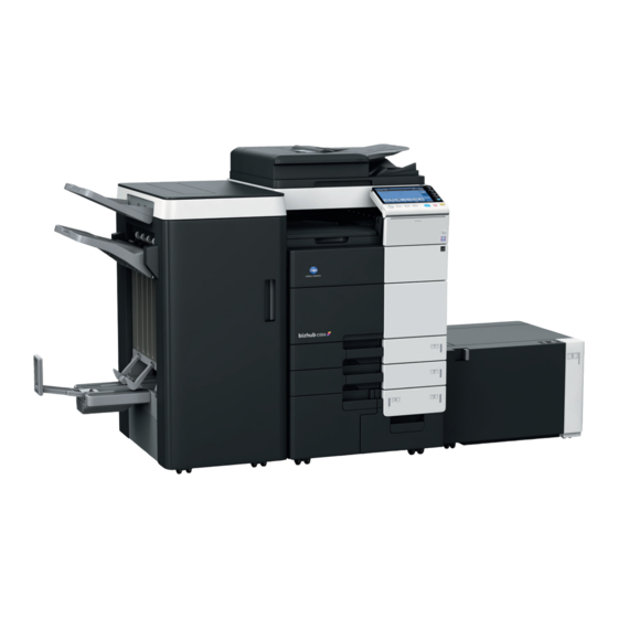 Konica Minolta bizhub C754 Quick Start Manual