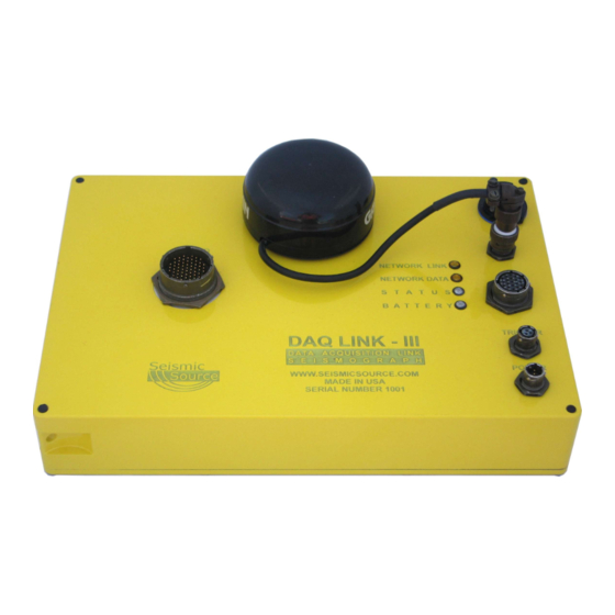 Seismic Source DAQlink III User Manual