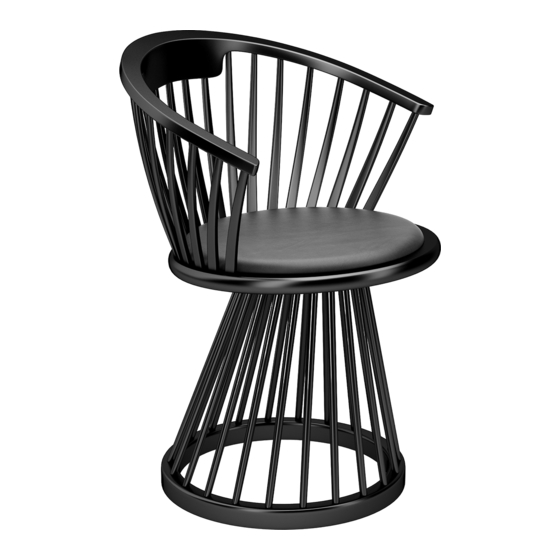 TOM DIXON Fan Dining Chair FAD01 Assembly Instructions