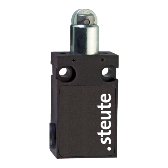 steute ES 14 Mounting And Wiring Instructions