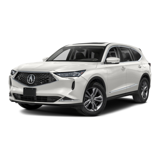 Acura MDX 2024 Owner's Manual