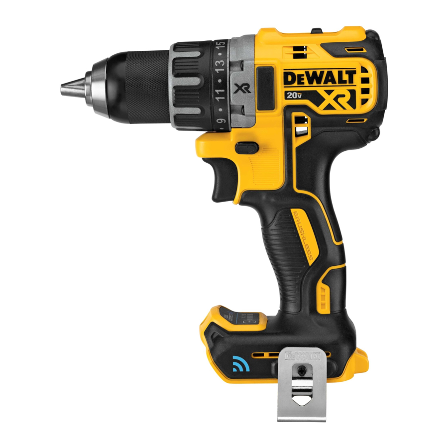 DEWALT DCD792, DCD797 - 20V Max Tool Connect Compact Brushless Drill/Driver/Hammerdrill Manual