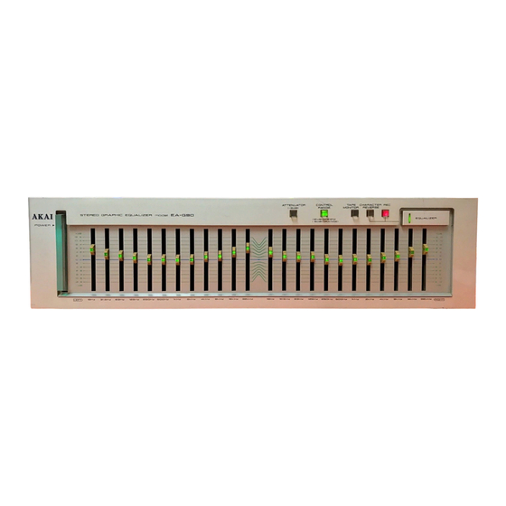 Akai EA-G90 Operator's Manual