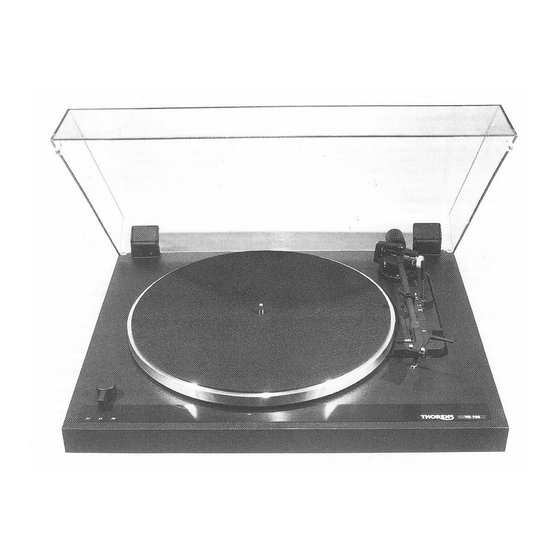 THORENS TP 190 Instruction Manual