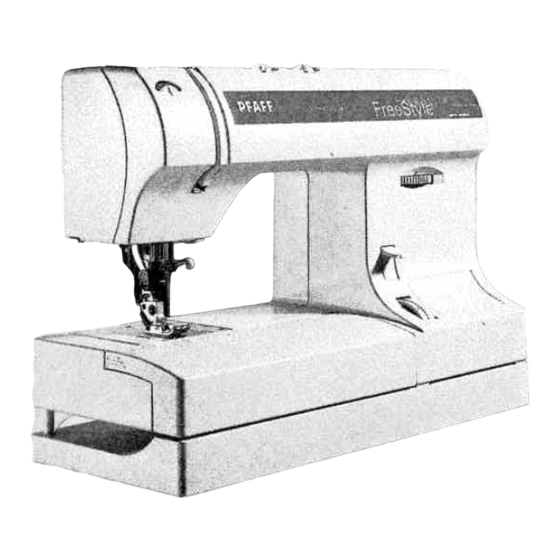Pfaff FREESTYLE 1527 Instruction Manual