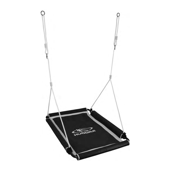 Hudora Nest Swing Square 110 Instructions On Assembly And Use