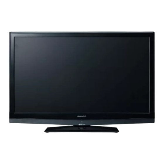 Sharp LC-42SB55 Operation Manual