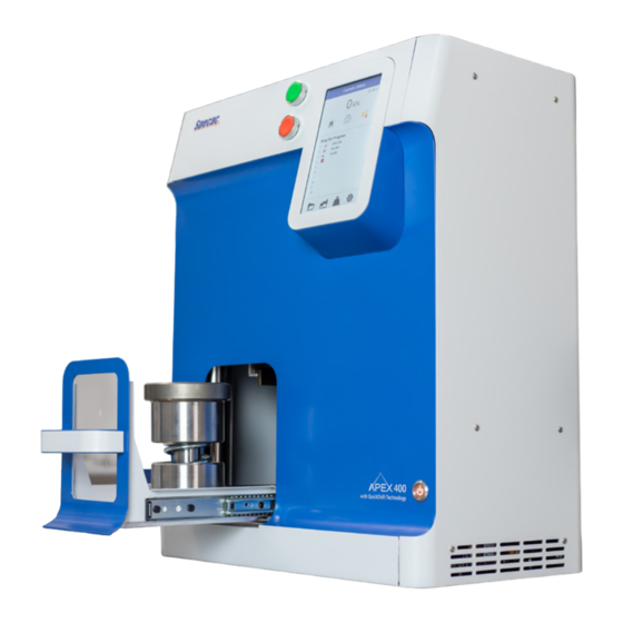 Specac Apex 400 Quick Setup Manual