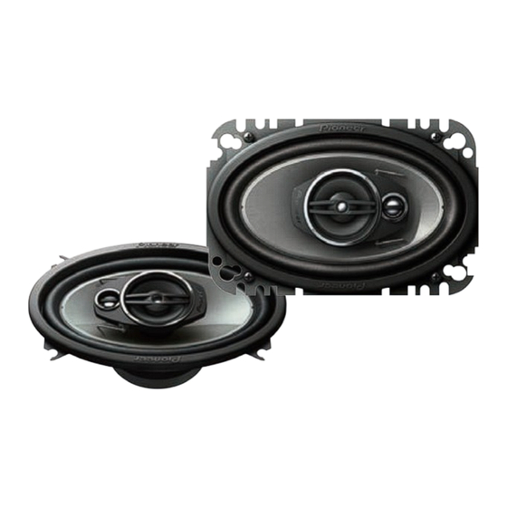 Pioneer TS-A4674R Installation Manual