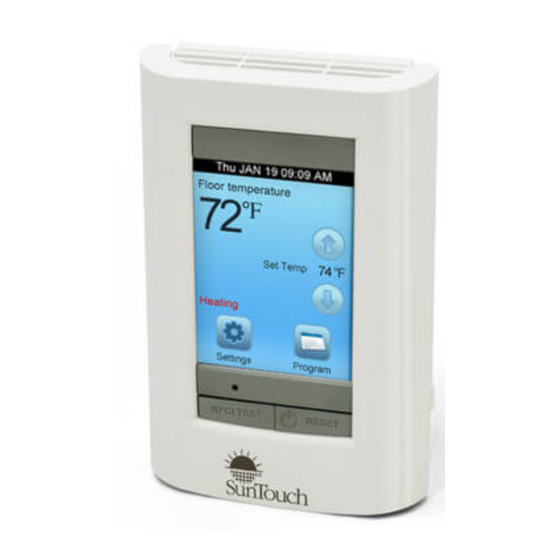 Watts SunStat 500750 Owner's Manual