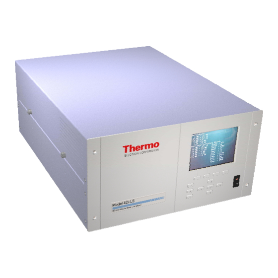 Thermo 42i Instruction Manual