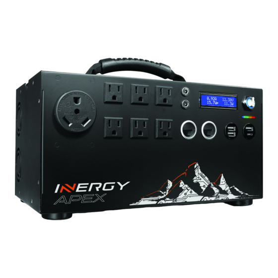 User Manuals: Inergy APEX Portable Power Station