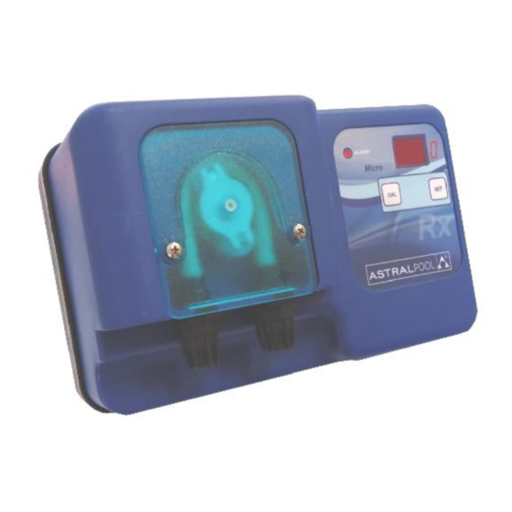 Astralpool MICRO-RX Programming Instructions Manual