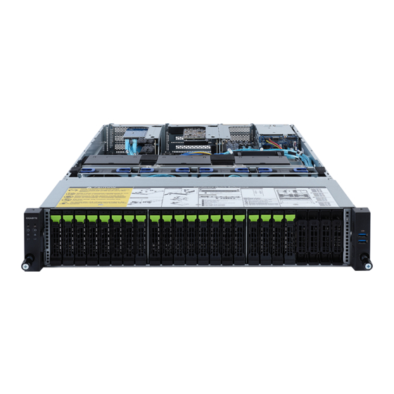 GIGA-BYTE TECHNOLOGY R282-Z9G User Manual