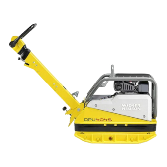 Wacker Neuson DPU Operator's Manual