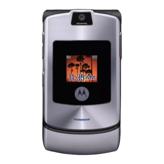 Motorola RAZR V3I Manual