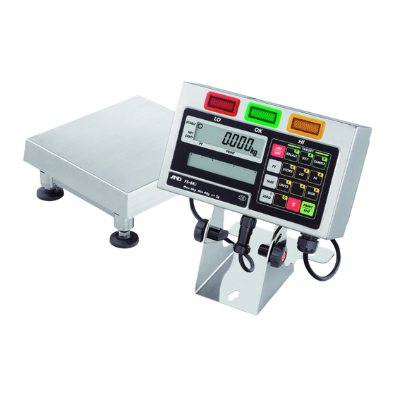 A&D FS-D Setup Instructions