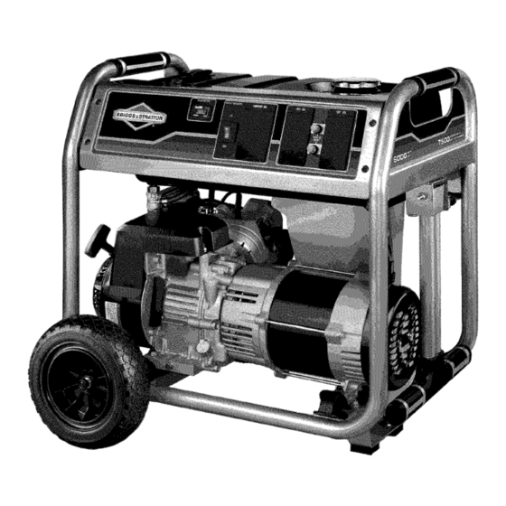 Briggs & Stratton Generator Operator's Manual