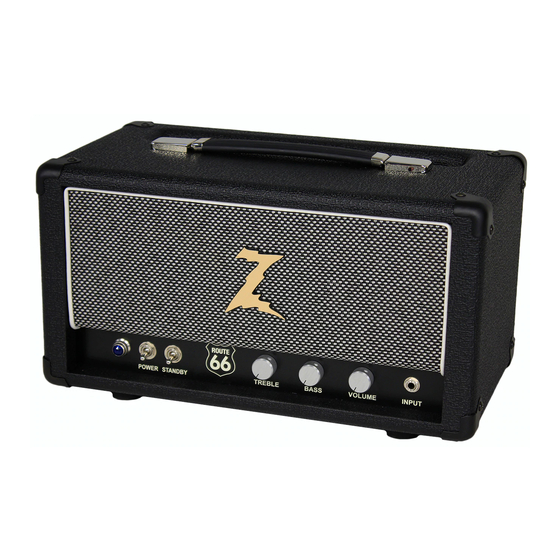 DR. Z Amplification Route 66 Owner's Manual