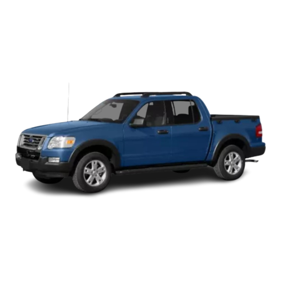 Ford 2009 07+ Explorer Sport Trac Owner's Manual