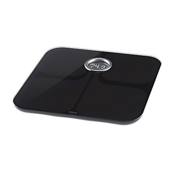 Fitbit Zip Aria Wi-Fi Smart Scale Manuals