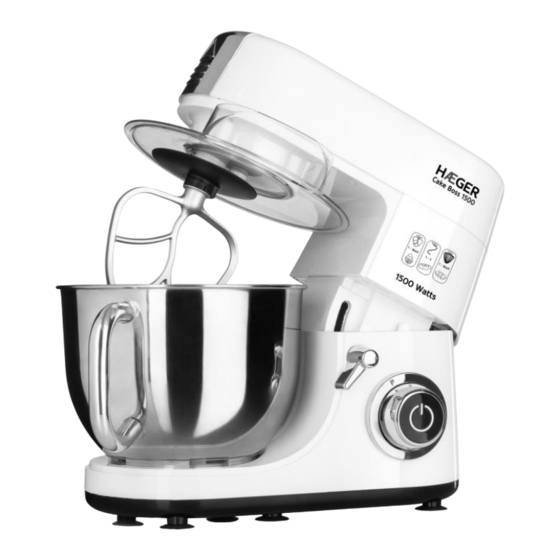 HAEGER Cake Boss 1500 User Instructions
