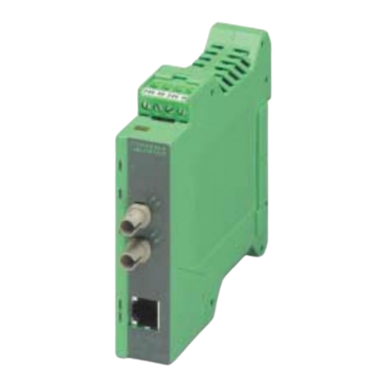 Phoenix Contact FL MC 10BASE-T/FO G850 Manual