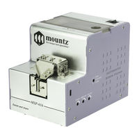 Mountz MSP-1070 Operating Instructions Manual