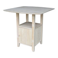 Unfinished Furniture Of Wilmington T-3638DPG Assembly Instructions Manual