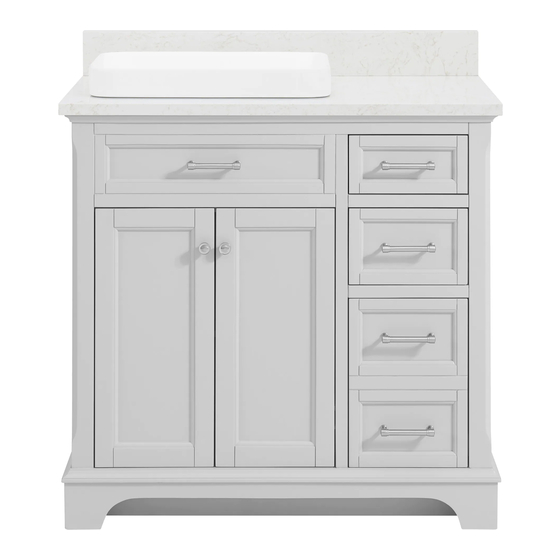 User Manuals: Allen + Roth 2026VA-36-242-926 Vanity