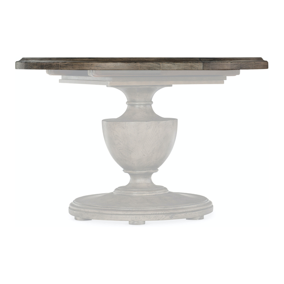 Hooker Furniture 5820-75203T-84 Assembly Instruction