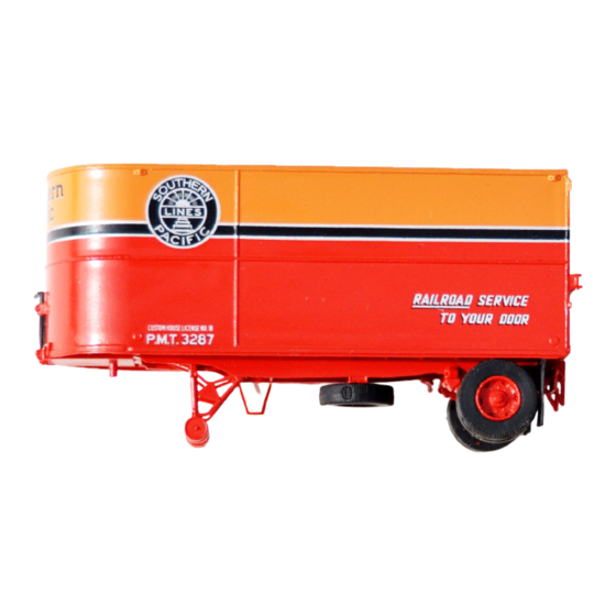 SPH&TS Espee Models PMT Trailer Instructions