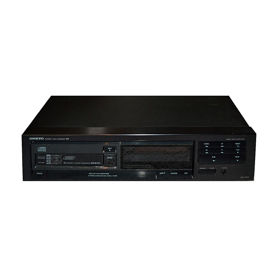 Onkyo DX-C300 Instruction Manual