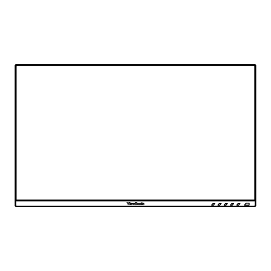 ViewSonic VP275-4K Quick Start Manual