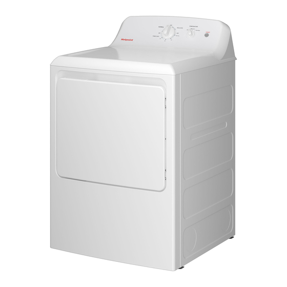 Hotpoint HTX26EASWWW Owner's Manual