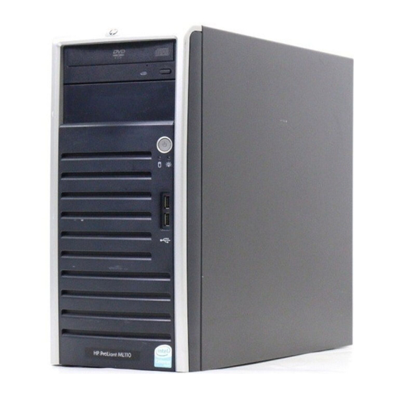 HP ProLiant ML110 Generation 5 (G5) Manuals