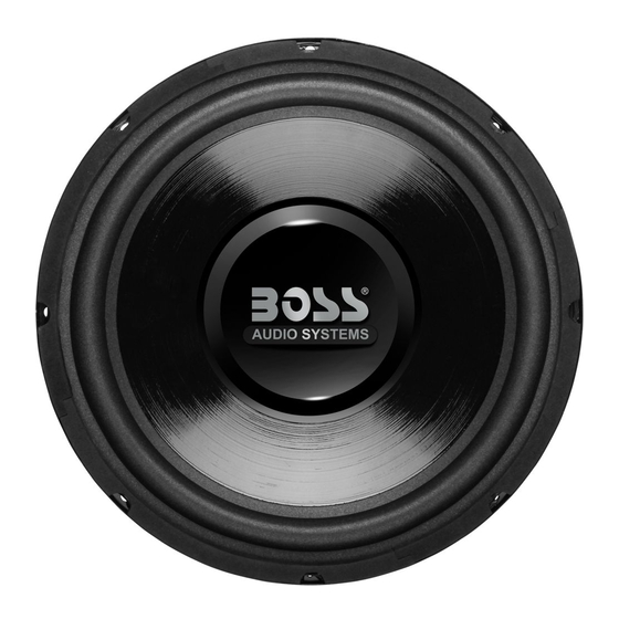 Boss Audio Systems CER122 Specifications