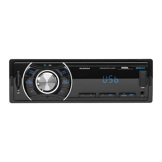 SoundStorm ML39USA User Manual