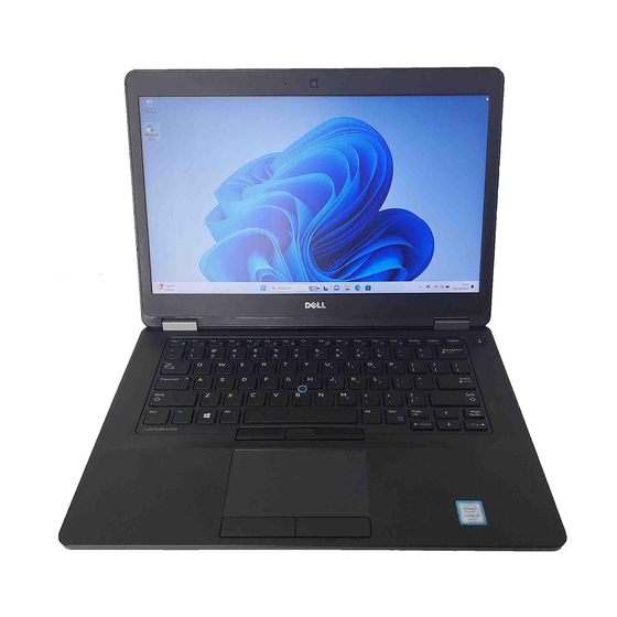 Dell Latitude 14 5000 Series Quick Start Manual