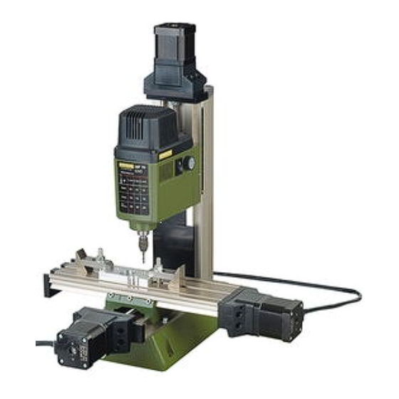 Proxxon MICRO Manual