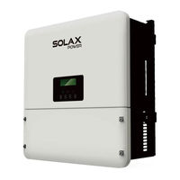 Solax X1-Hybrid-3.0-D-I User Manual