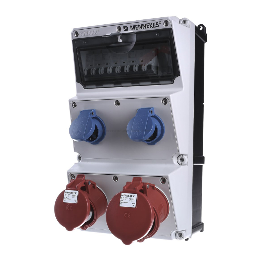 Mennekes AMAXX Installation And Operating Manual
