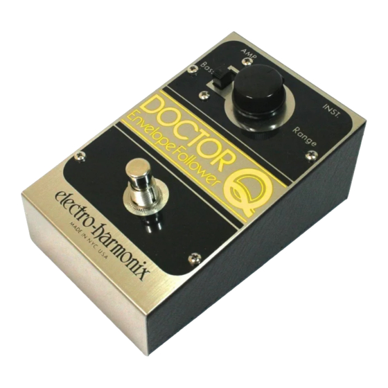 Electro-Harmonix DOCTOR Q Quick Start Manual