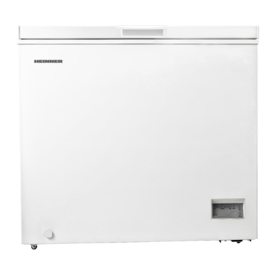Heinner HCF-205NHF+ Manual