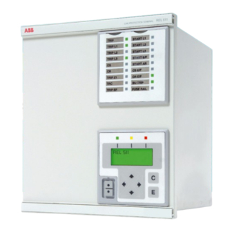 ABB REL 551 2.5 Operator's Manual