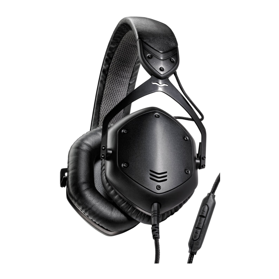 V-Moda CROSSFADE LP2 (XFL2V-U-MBLACK) Manual