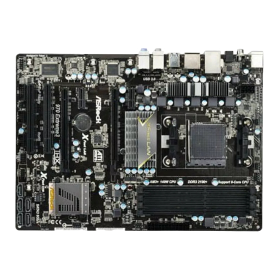 ASROCK 970 Extreme3 Quick Installation Manual