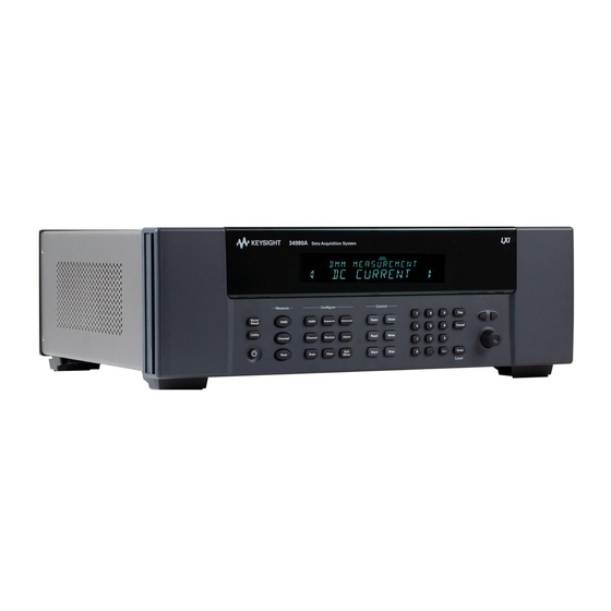 Keysight Technologies 34980A Service Manual